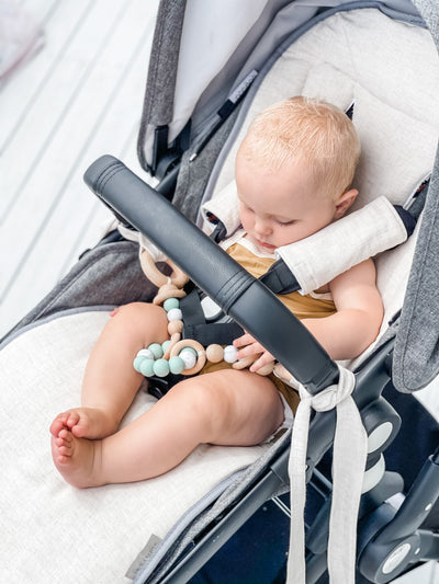 Pram Liner - Natural Linen - Audrey & Me