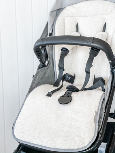 Pram Liner - Natural Linen - Audrey & Me