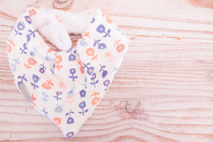 Bandana Bib - Dutch Flowers - Audrey & Me
