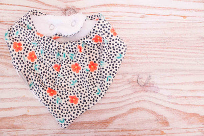 Bandana Bib - Flora Mist - Audrey & Me
