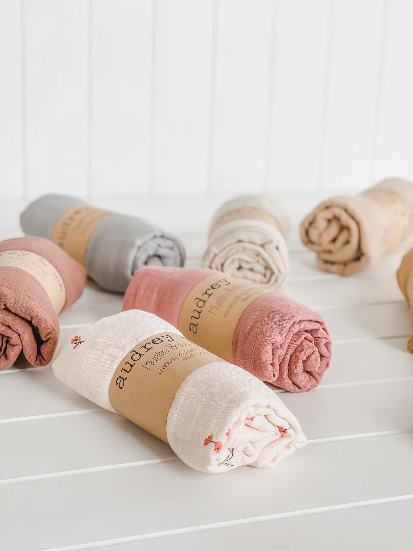 Muslin Wrap - Plum - Audrey & Me