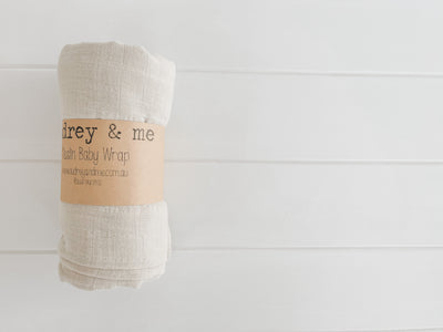Muslin Wrap - Clay - Audrey & Me