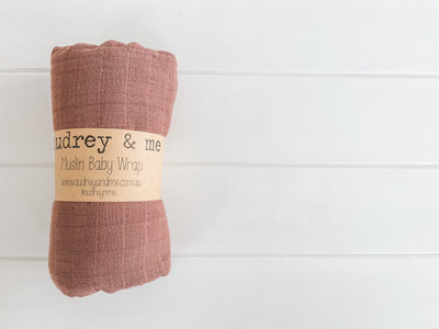 Muslin Wrap - Rust