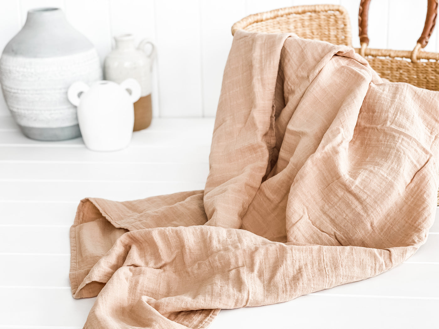 Muslin Wrap - Mocha
