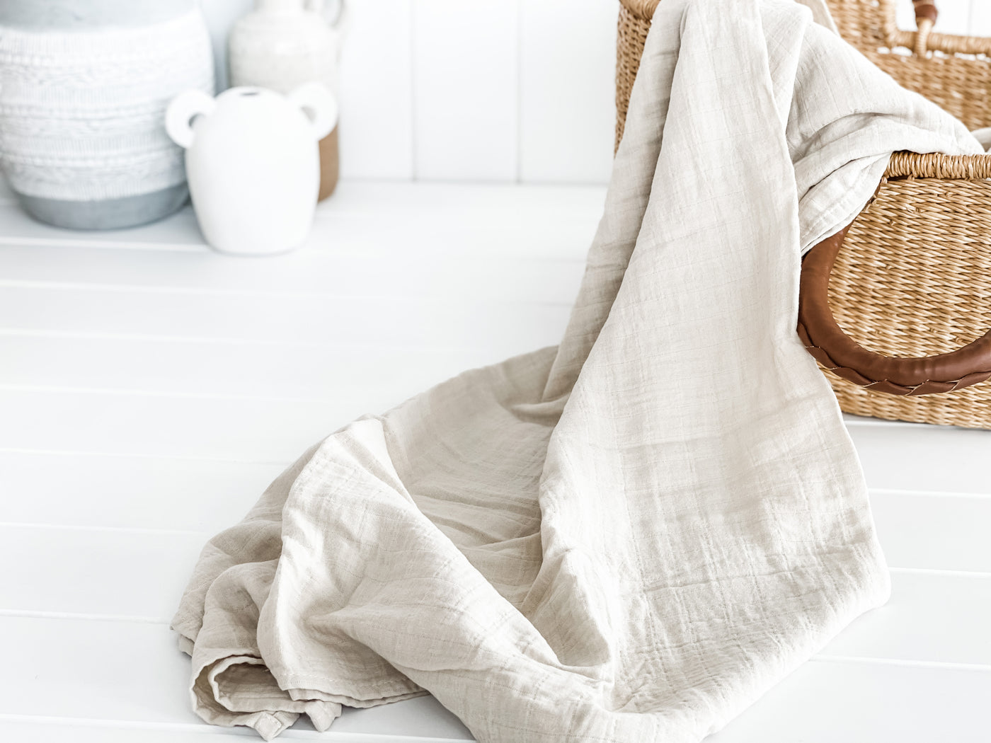 Muslin Wrap - Clay - Audrey & Me