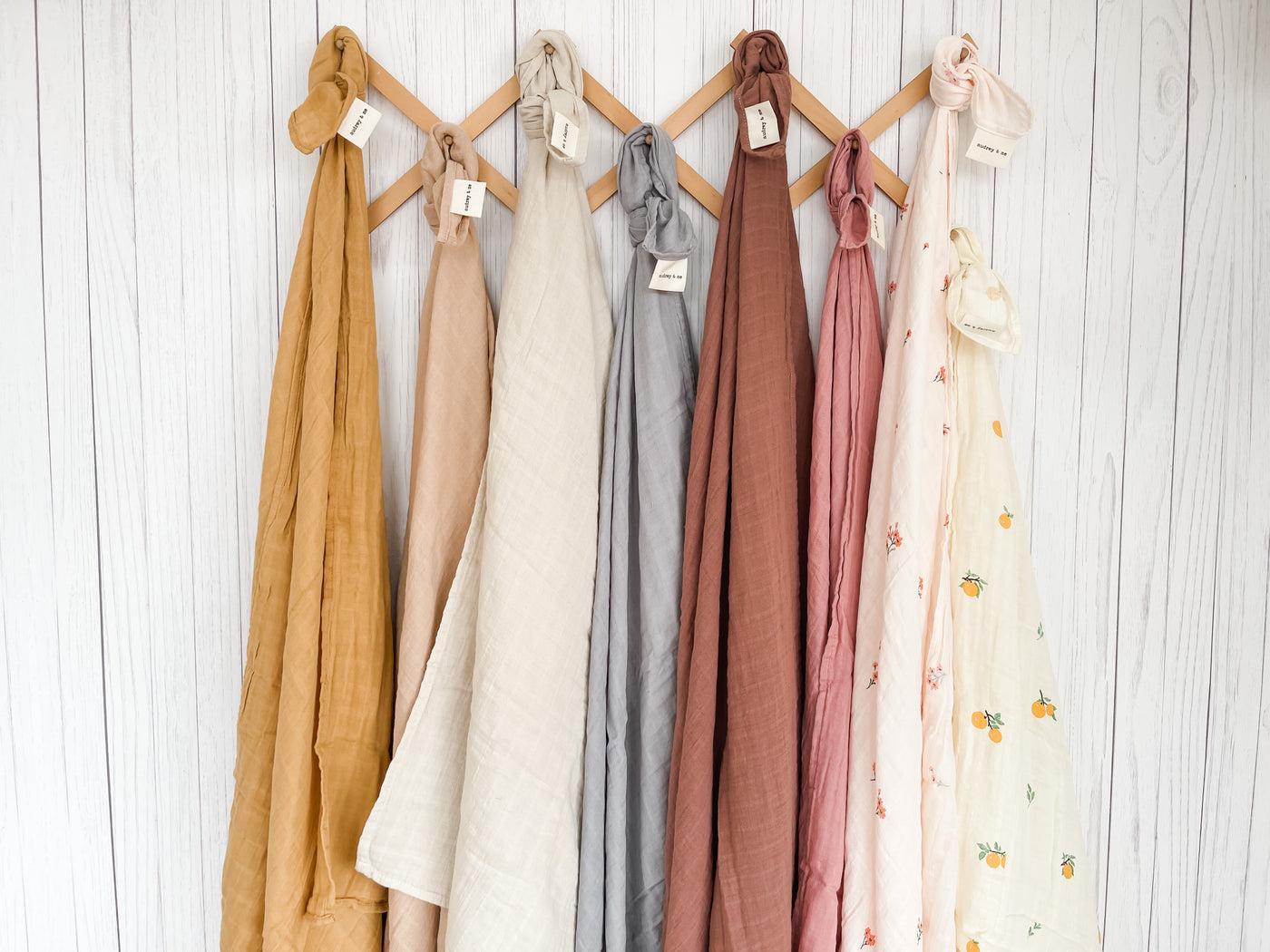 Muslin Wrap - Plum - Audrey & Me