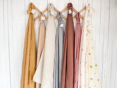 Muslin Wrap - Plum - Audrey & Me