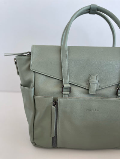 The Adapt Nappy Bag - Sage (pre-order: Late Janurary) - Audrey & Me