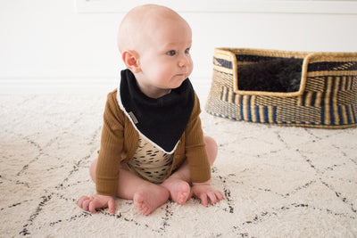 Bandana Bib - Solid Black