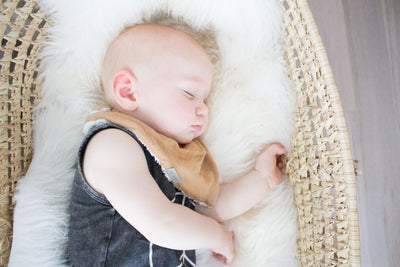 Bandana Bib - Mustard Muslin - Audrey & Me