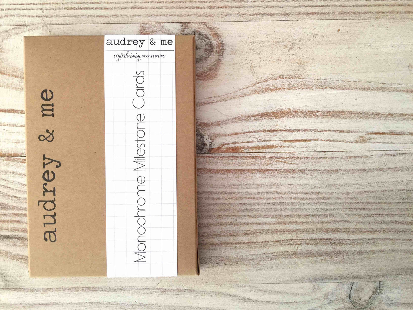 Milestone Cards - Monochrome Baby - Audrey & Me