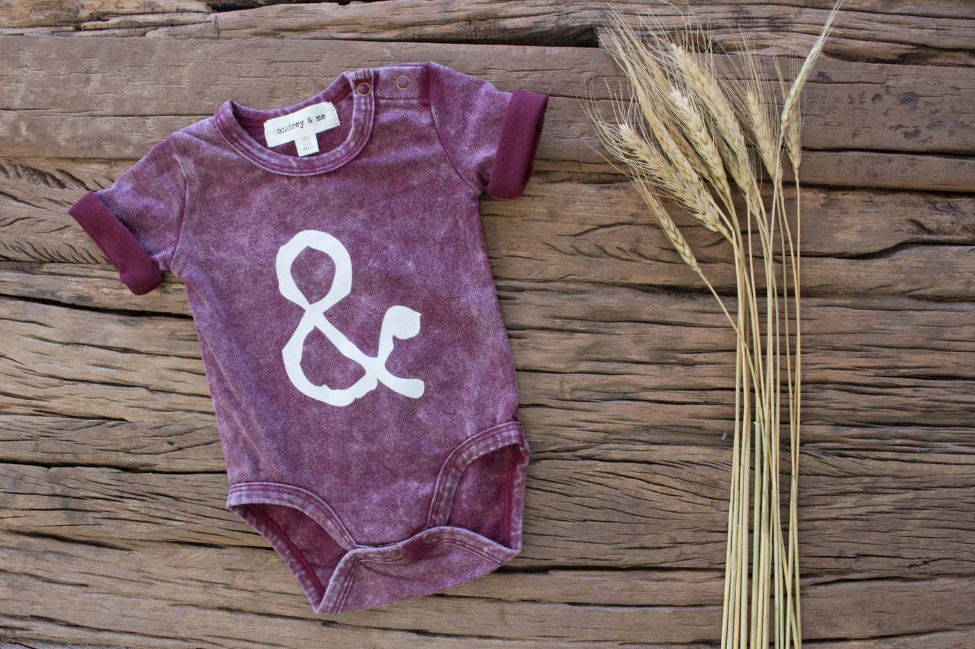Signature A&M Onesie - Rust - Audrey & Me