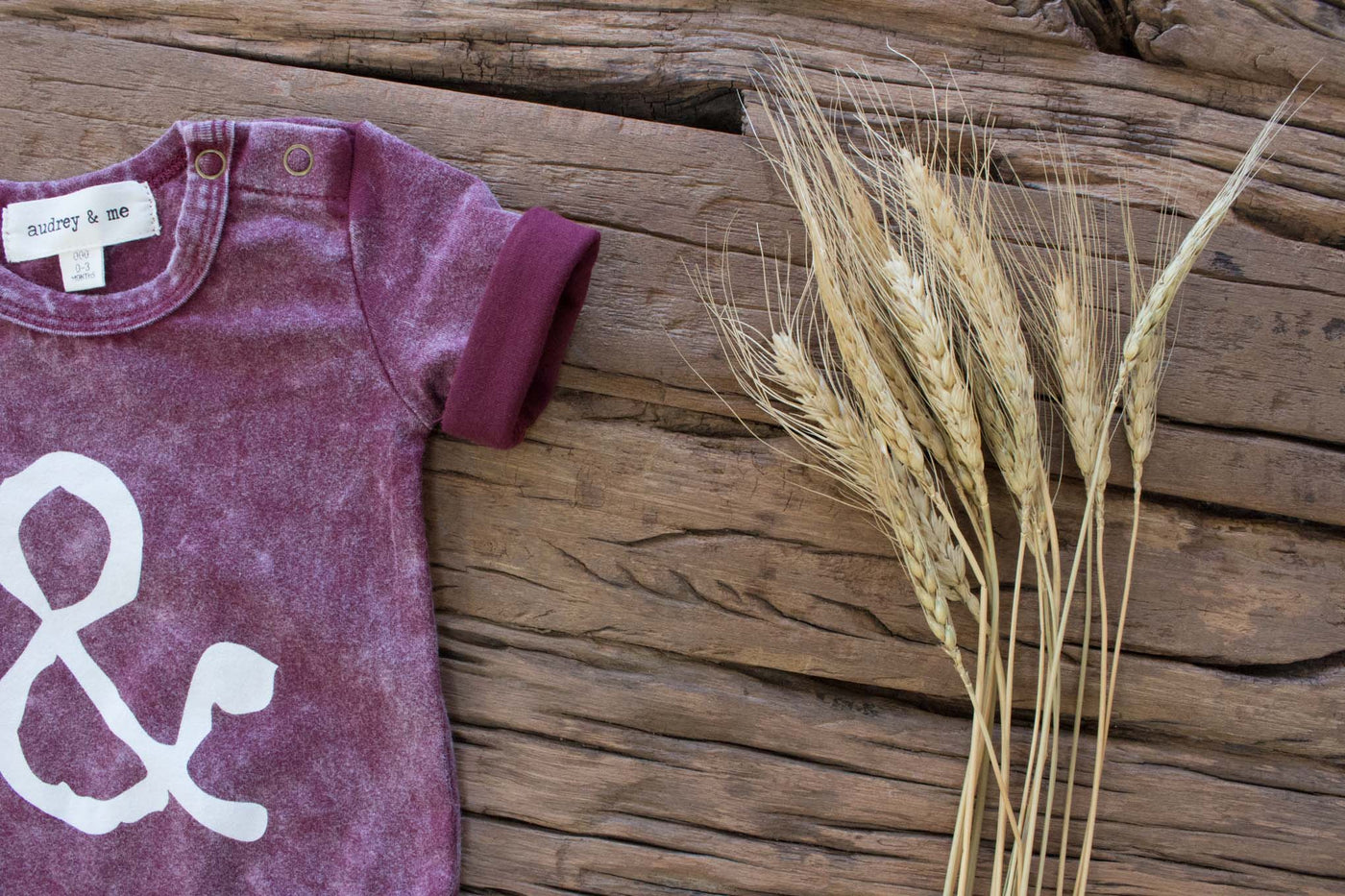 Signature A&M Onesie - Rust - Audrey & Me