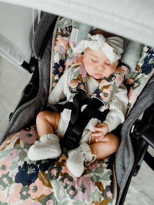Pram Liner - Pretty Posies - Audrey & Me