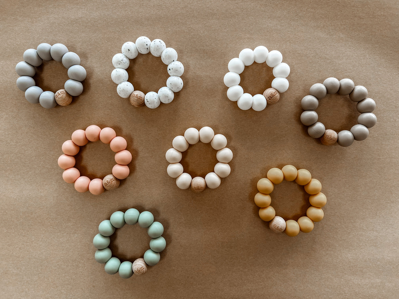 Teething Rings - (Personalisation Option) - Audrey & Me