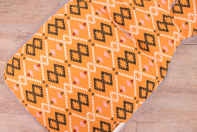 Pram Liner - Mustard Aztec
