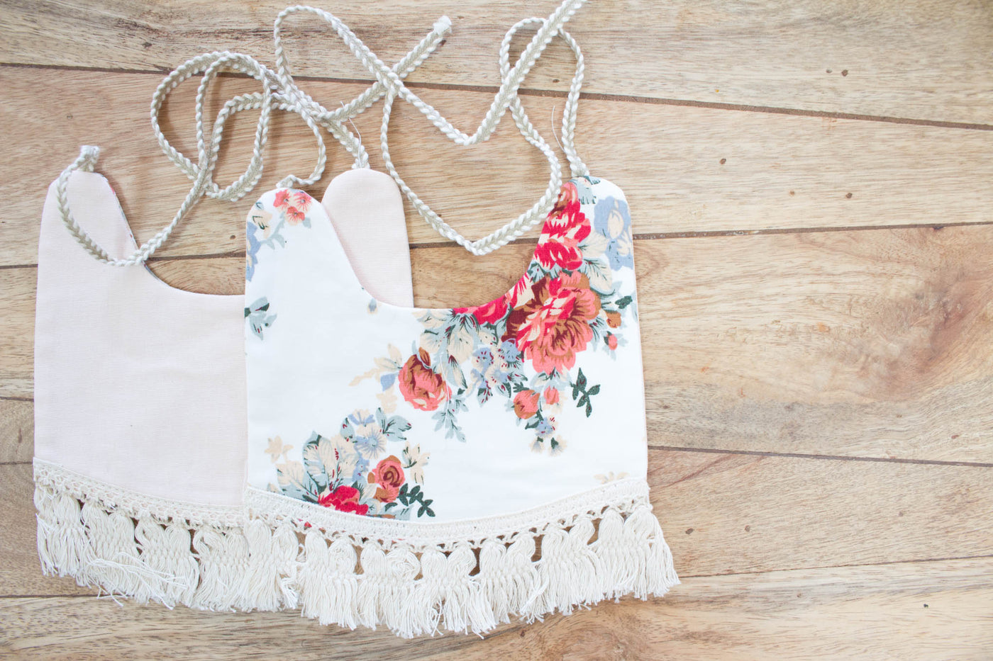 Boho Bib - Floral Tassel