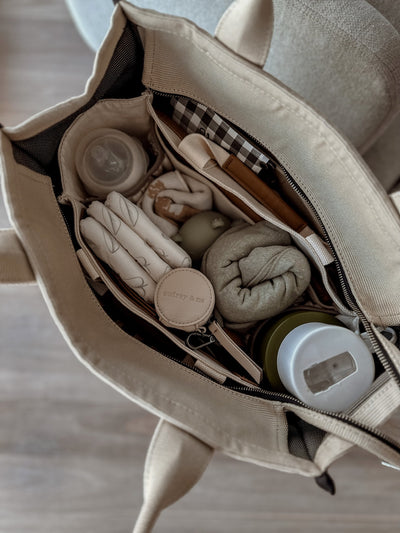 Baby Bag Insert - Beige - Audrey & Me