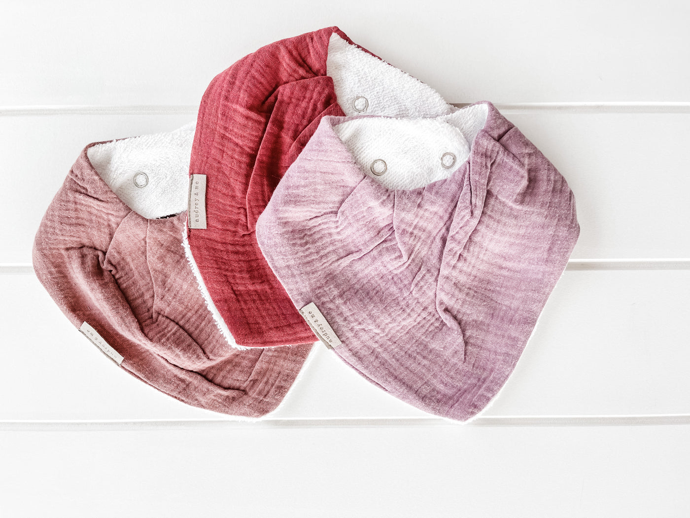 Muslin Bandana Bib Pack - Shades of Purple