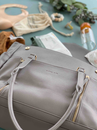 The Adapt Nappy Bag - Mini - Grey - Audrey & Me