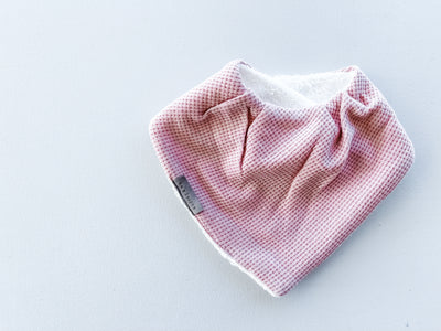 Bandana Bib - Dusty Pink Waffle - Audrey & Me
