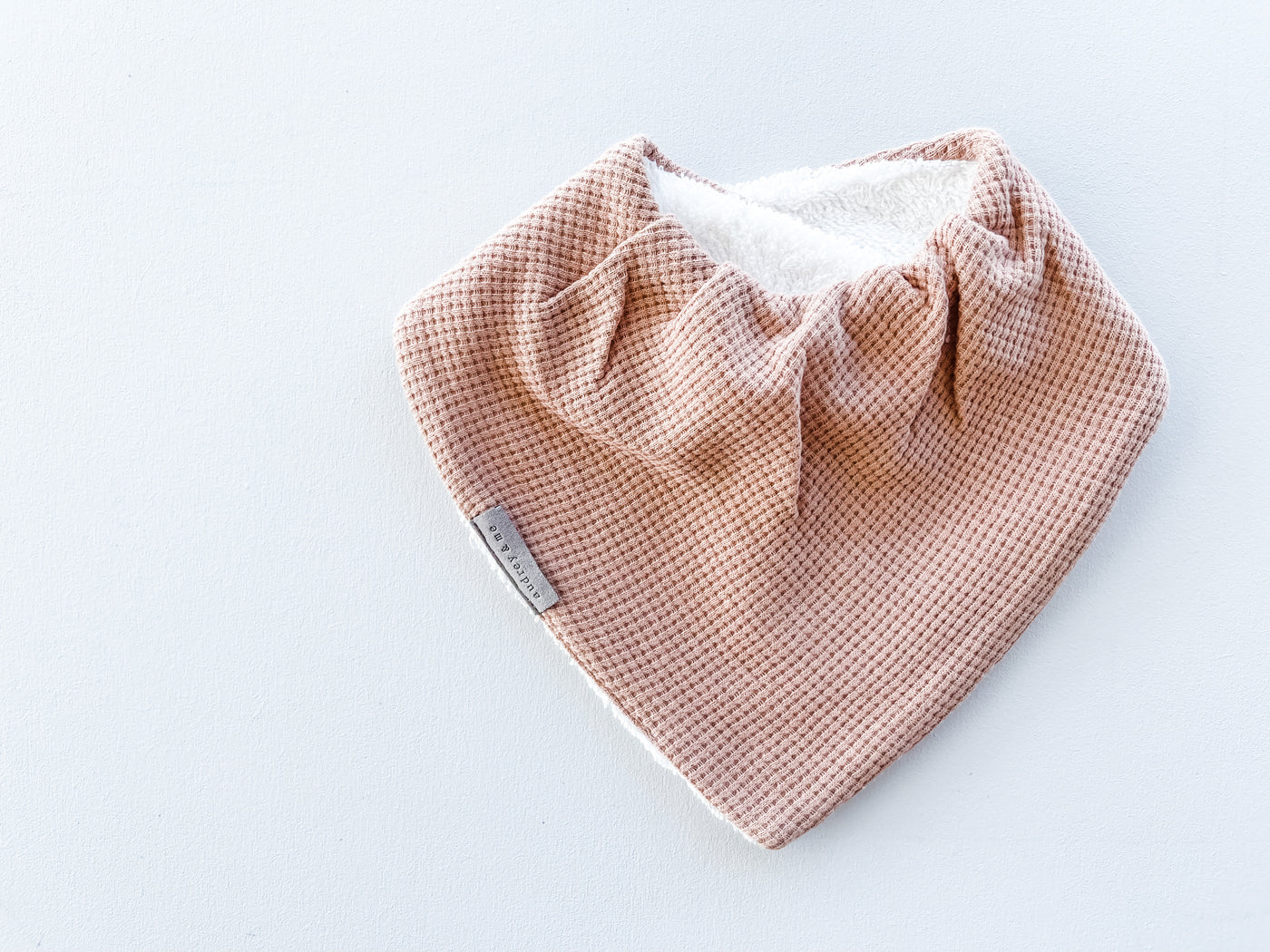 Bandana Bib - Mocha Waffle - Audrey & Me