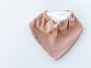 Bandana Bib - Mocha Waffle - Audrey & Me