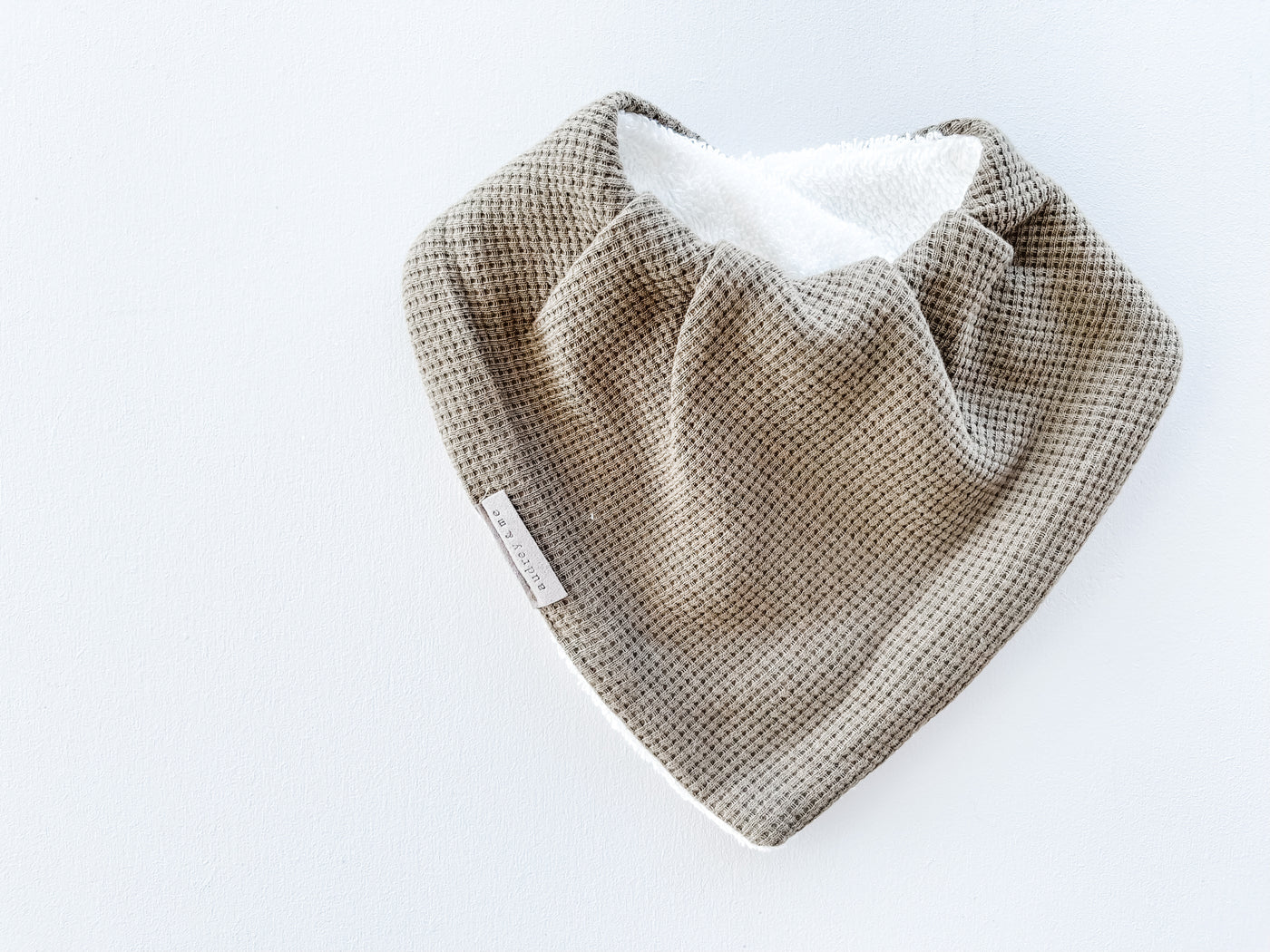 Bandana Bib - Olive Waffle - Audrey & Me