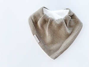 Bandana Bib - Olive Waffle - Audrey & Me