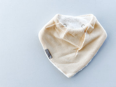 Bandana Bib - Cream Waffle - Audrey & Me