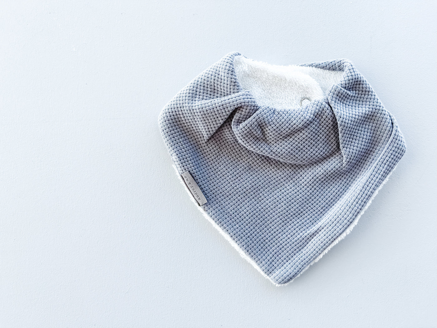 Bandana Bib - Stone Waffle - Audrey & Me