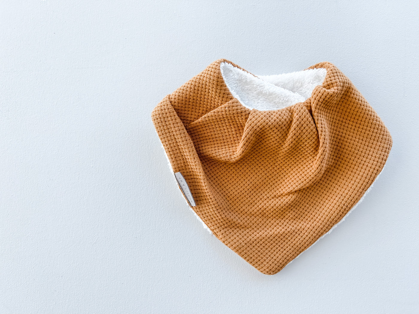 Bandana Bib - Bronze Waffle
