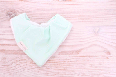 Bandana Bib - Aqua Dot - Audrey & Me
 - 1