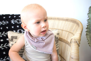 Bandana Bib - Tan - Audrey & Me