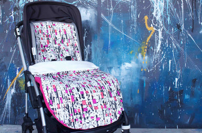 Pram Liner - Colourful Grid - Audrey & Me
 - 2