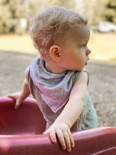 Bandana Bib - Grey Marle