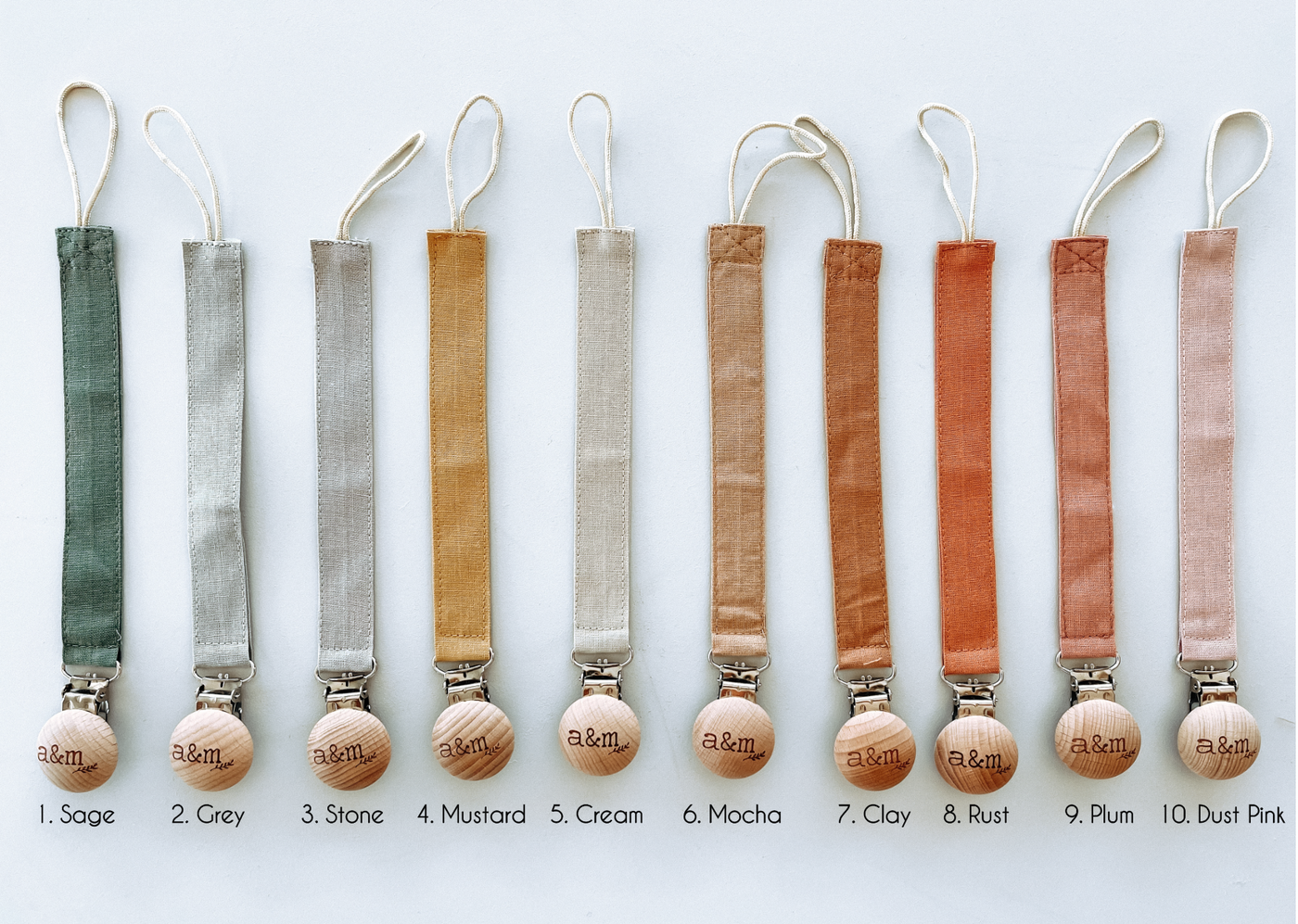 Linen Dummy Clips - Audrey & Me