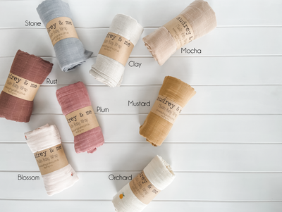 Muslin Wrap Gift Box - Neutral - Audrey & Me