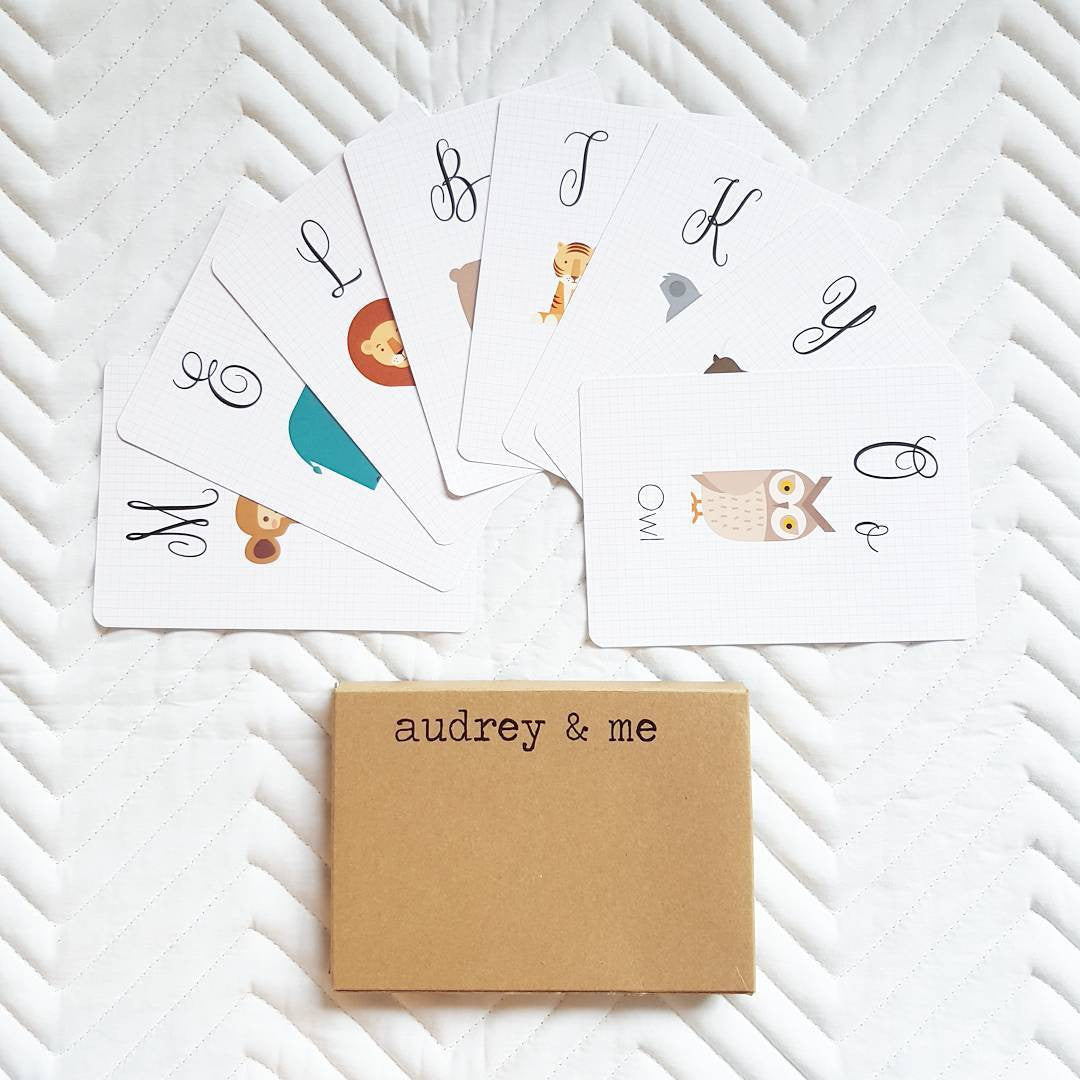 Alphabet Cards - Audrey & Me