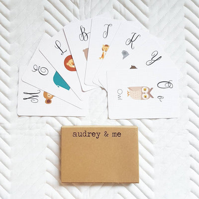 Alphabet Cards - Audrey & Me