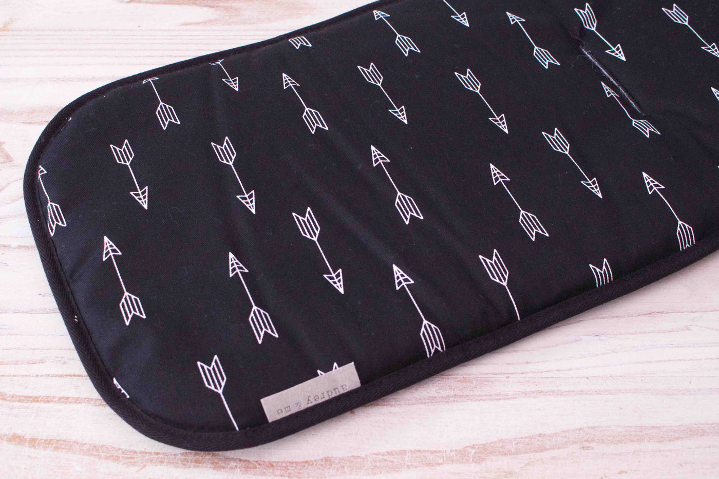 Pram Liner - Black Arrows - Audrey & Me
 - 1