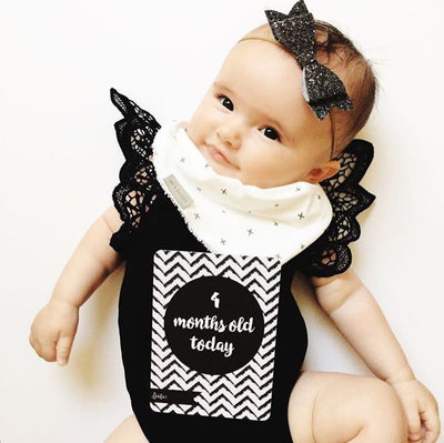 Milestone Cards - Monochrome Baby - Audrey & Me