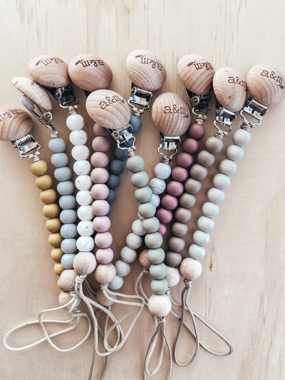 Silicone Bead Dummy Clips - Audrey & Me