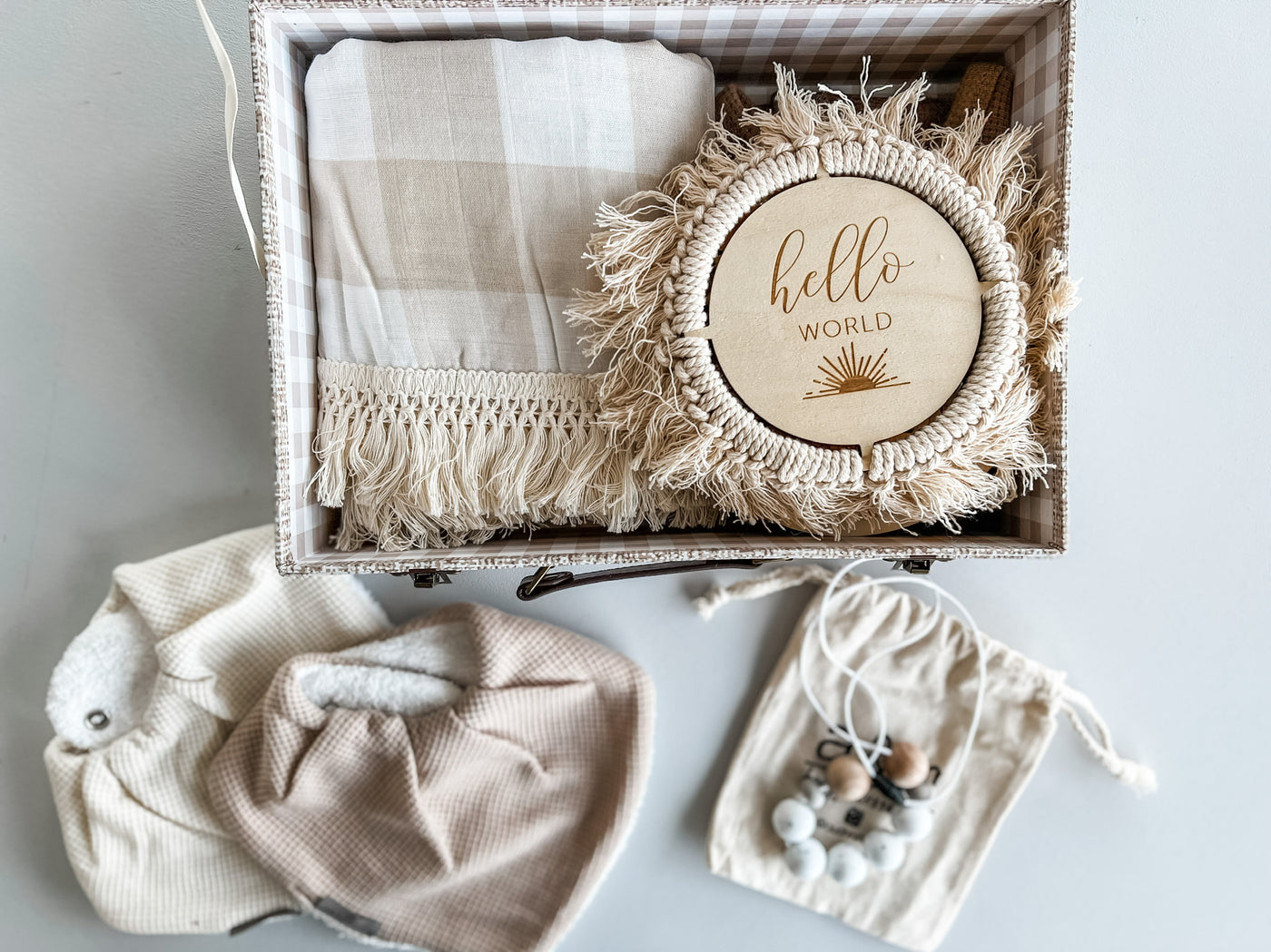 Baby Gift Box - Boho Neutral - Audrey & Me