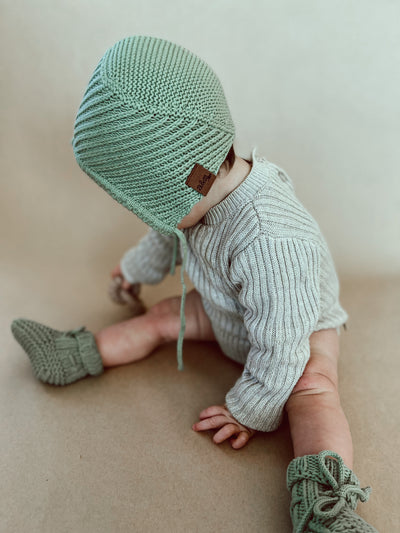 Organic Cotton Bonnet & Bootie Sets - Audrey & Me