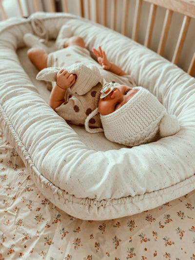 Baby Nest - Speckled Linen - Audrey & Me