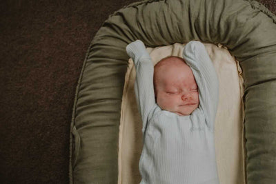 Cover Only - Baby Nest - Sage Linen - Audrey & Me