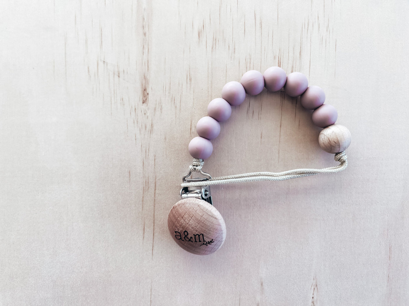 Silicone Bead Dummy Clips - Audrey & Me