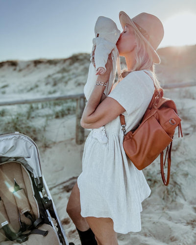 The Adapt Nappy Bag - Tan - Audrey & Me