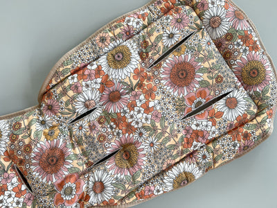 Pram Liner - Boho Bouquet - Audrey & Me